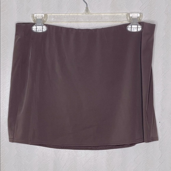 ❤️ VICTORIAS SECRET Women's PINK Cover-Up Brown Mini Skirt Pull On Size M - Picture 3 of 6